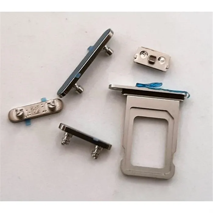 Set botones mas soporte sim platas para IPhone 14 Pro 14 Pro Max calidad premium