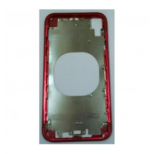 IPhone XR A2105 A2108 carcasa central o marco rojo premium