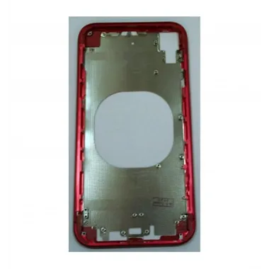 IPhone XR A2105 A2108 carcasa central o marco rojo premium