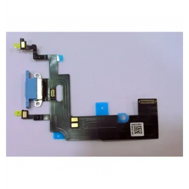 IPhone XR flex puerto carga azul premium