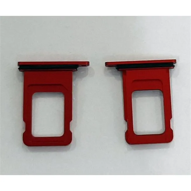 Soporte o bandeja single sim roja para IPhone XR A2105 A2108 calidad premium