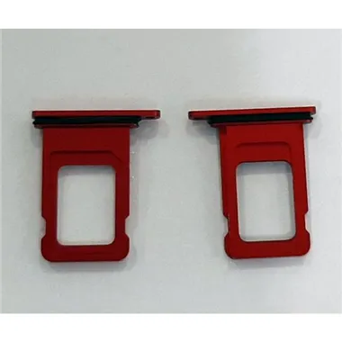 Soporte o bandeja single sim roja para IPhone XR A2105 A2108 calidad premium