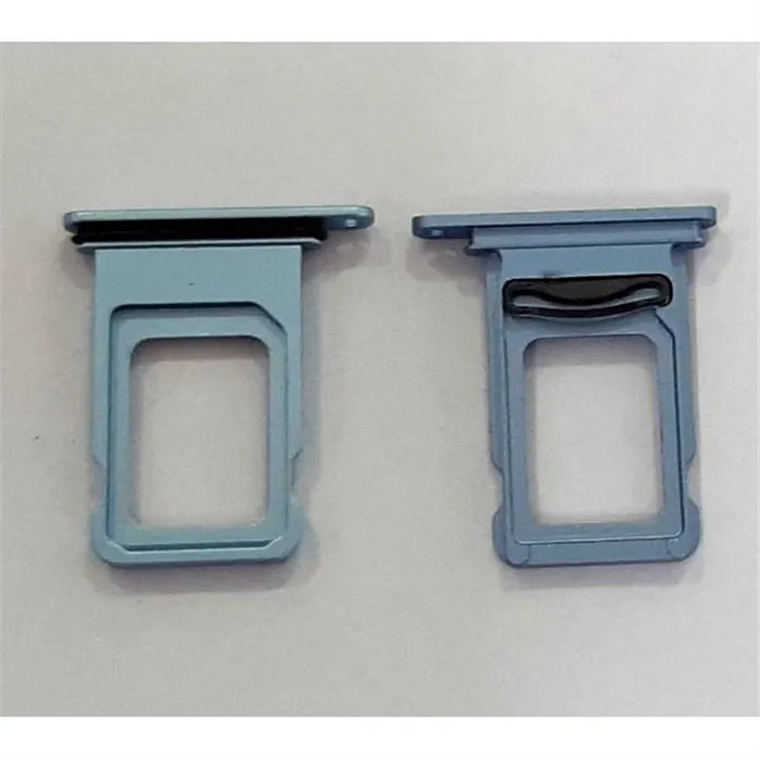 Soporte o bandeja dual sim azul para IPhone XR A2105 A2108 calidad premium