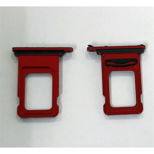 Soporte o bandeja dual sim roja para IPhone XR A2105 A2108 calidad premium
