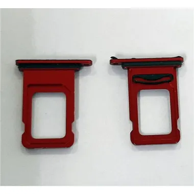 Soporte o bandeja dual sim roja para IPhone XR A2105 A2108 calidad premium