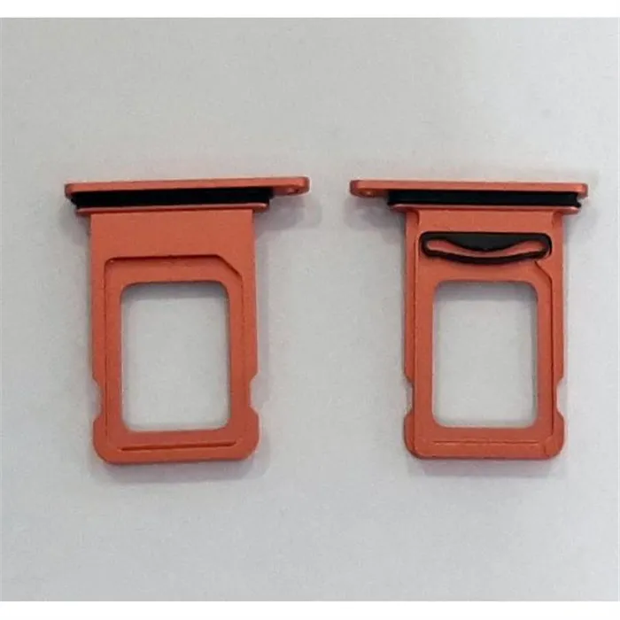 Soporte o bandeja dual sim rosa para IPhone XR A2105 A2108 calidad premium