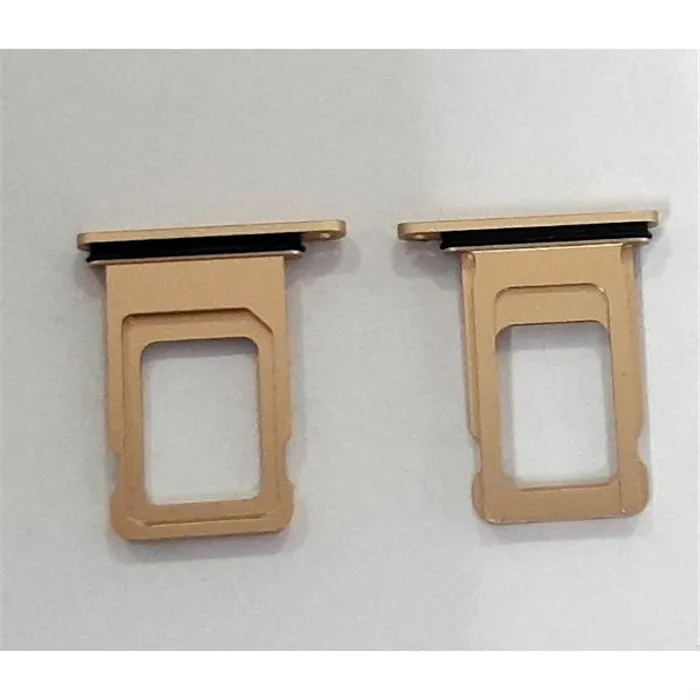 Soporte o bandeja single sim amarilla para IPhone XR A2105 A2108 calidad premium