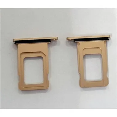 Soporte o bandeja single sim amarilla para IPhone XR A2105 A2108 calidad premium