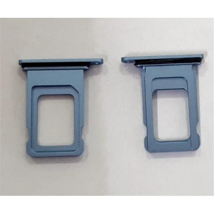 Soporte o bandeja single sim azul para IPhone XR A2105 A2108 calidad premium