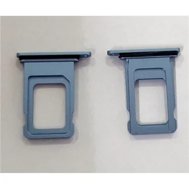 Soporte o bandeja single sim azul para IPhone XR A2105 A2108 calidad premium