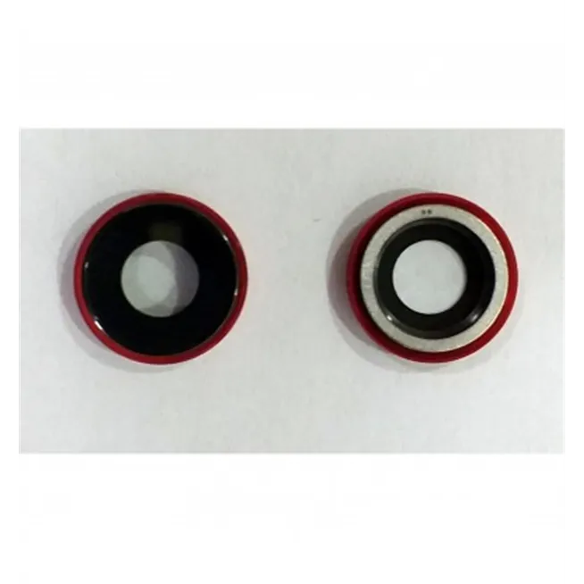 IPhone XR cubierta camara rojo premium