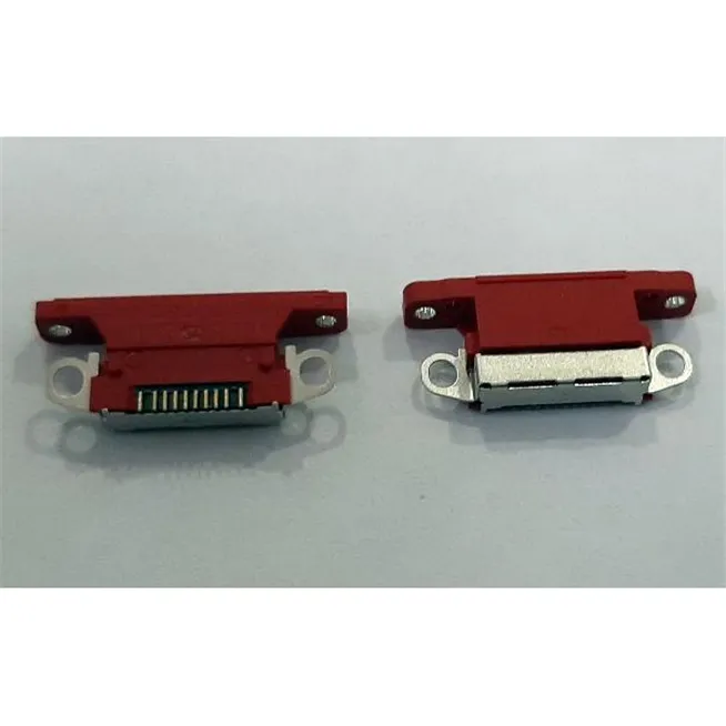 Conector carga rojo para IPhone XR A2105 A2108 calidad premium