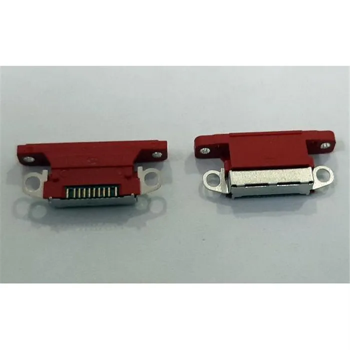 Conector carga rojo para IPhone XR A2105 A2108 calidad premium