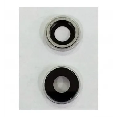 IPhone XR cubierta camara plata premium