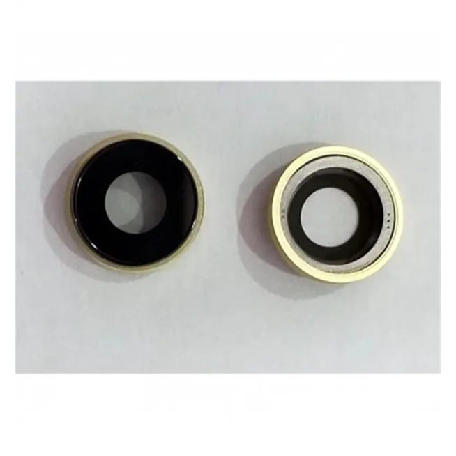 IPhone XR cubierta camara dorado premium