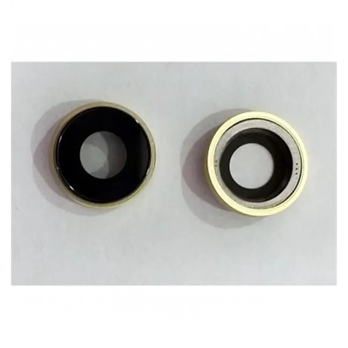 IPhone XR cubierta camara dorado premium