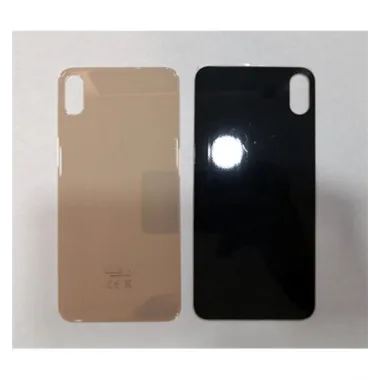 Tapa trasera o tapa bateria dorada facil instalacion para IPhone XS Max A2101 A2104