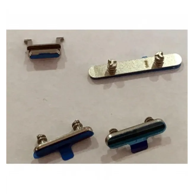 IPhone XS set botones platas premium