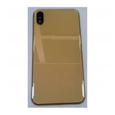 iPhone XS MAX A2101 A2104 carcasa central o marco + tapa trasera o tapa bateria dorada