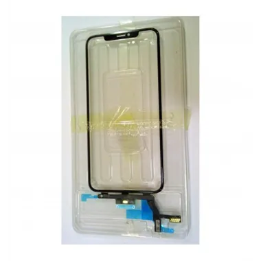 iPhone XS MAX A2101 A2104 cristal negro + táctil o digitalizador