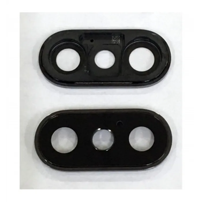 IPhone XS Max cubierta camara negra premium