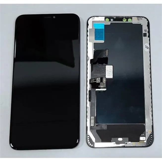 Pantalla lcd calidad oled para iPhone XS MAX A2101 A2104 mas tactil negro calidad media hehui