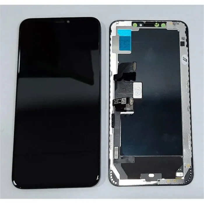 Pantalla lcd calidad oled para iPhone XS MAX A2101 A2104 mas tactil negro calidad media hehui