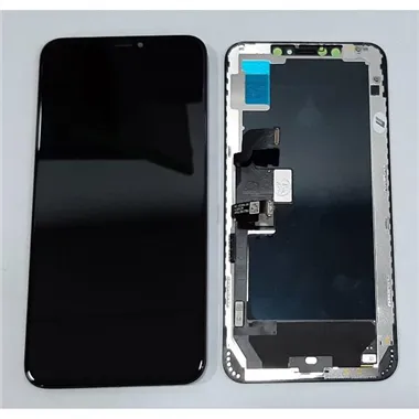 Pantalla lcd calidad oled para iPhone XS MAX A2101 A2104 mas tactil negro calidad media hehui