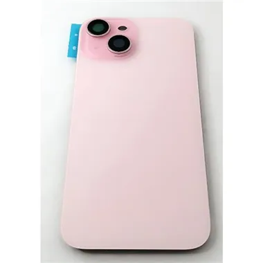 Tapa trasera o tapa bateria rosa para iPhone 15 A3090 A2846 A3089 A3092