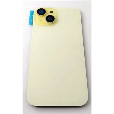 Tapa trasera o tapa bateria amarilla para iPhone 15 A3090 A2846 A3089 A3092 