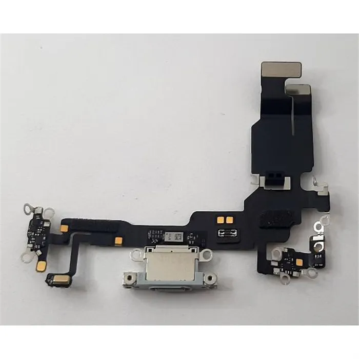 Flex puerto carga blanco para IPhone 15 A3090 A2846 A3089 A3092 calidad premium
