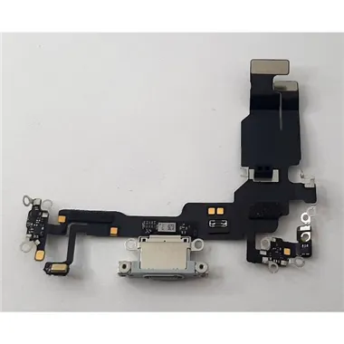 Flex puerto carga blanco para IPhone 15 A3090 A2846 A3089 A3092 calidad premium