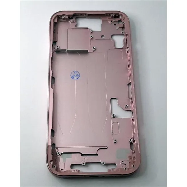 Carcasa central o marco rosa para IPhone 15 A3090 A2846 A3089 A3092 calidad premium