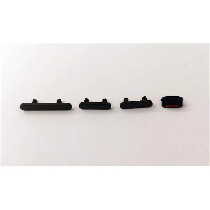 Set 4 botones negros para IPhone 15 A3090 A2846 A3089 A3092 IPhone 15 Plus A3094 A2847 A3093 A3096 calidad premium