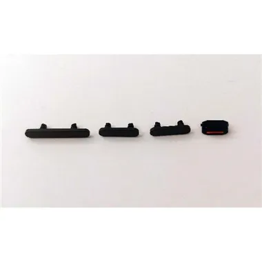 Set 4 botones negros para IPhone 15 A3090 A2846 A3089 A3092 IPhone 15 Plus A3094 A2847 A3093 A3096 calidad premium