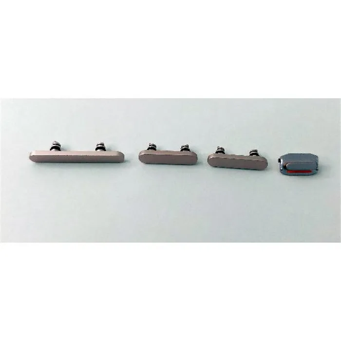 Set 4 botones rosa para IPhone 15 A3090 A2846 A3089 A3092 IPhone 15 Plus A3094 A2847 A3093 A3096 calidad premium