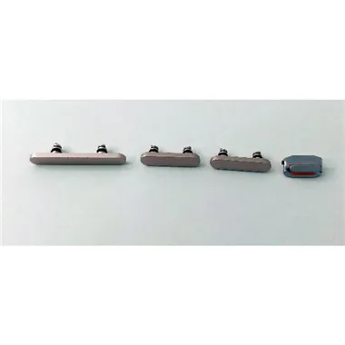 Set 4 botones rosa para IPhone 15 A3090 A2846 A3089 A3092 IPhone 15 Plus A3094 A2847 A3093 A3096 calidad premium