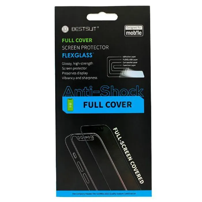 Protector hidrogel Bestsuit flexible 5D negro para IPhone 15 A3090 A2846 A3089 A3092