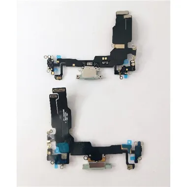 Flex puerto de carga verde para Iphone 15 A3090 A2846 A3089 A3092 compatible