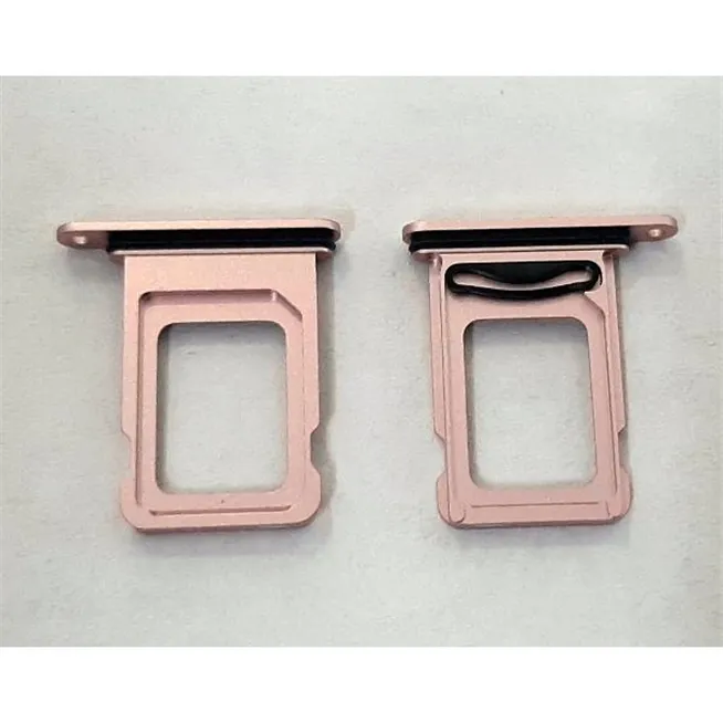 Soporte o bandeja dual sim azul para IPhone 15 A3090 A2846 A3089 A3092 15 Plus A3094 A2847 A3093 A3096 premium