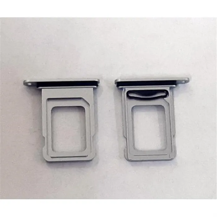 Soporte o bandeja dual sim azul para IPhone 15 A3090 A2846 A3089 A3092 15 Plus A3094 A2847 A3093 A3096 premium