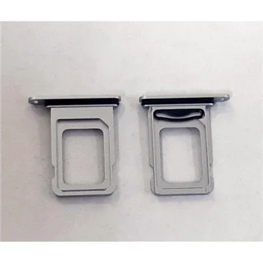 Soporte o bandeja dual sim azul para IPhone 15 A3090 A2846 A3089 A3092 15 Plus A3094 A2847 A3093 A3096 premium