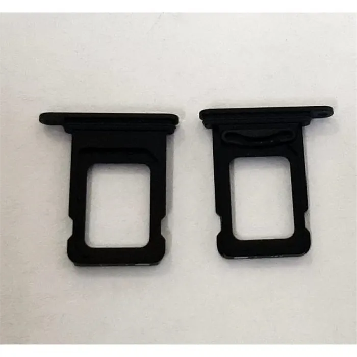 Soporte o bandeja dual sim negra para IPhone 15 A3090 A2846 A3089 A3092 15 Plus A3094 A2847 A3093 A3096 premium