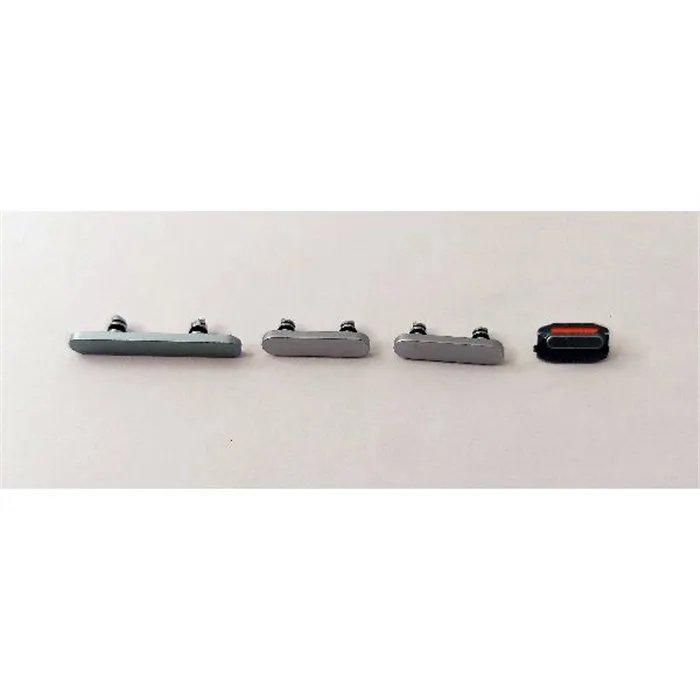 Set 4 botones azules para IPhone 15 A3090 A2846 A3089 A3092 IPhone 15 Plus A3094 A2847 A3093 A3096 calidad premium