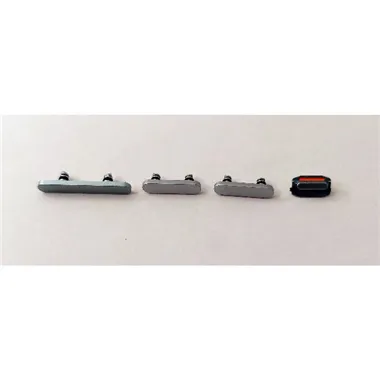 Set 4 botones azules para IPhone 15 A3090 A2846 A3089 A3092 IPhone 15 Plus A3094 A2847 A3093 A3096 calidad premium