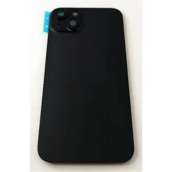 Tapa trasera o tapa bateria negra para iPhone 15 Plus A3094 A2847 A3093 A3096
