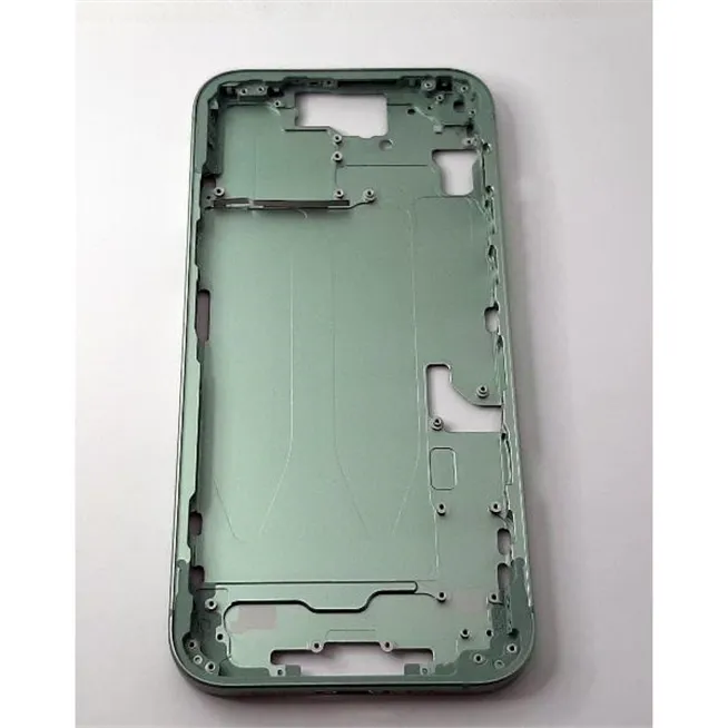 Carcasa central o marco verde para IPhone 15 Plus A3094 A2847 A3093 A3096 calidad premium