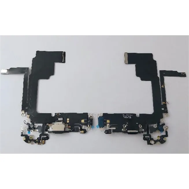 Flex puerto de carga negro para Iphone 15 Pro compatible