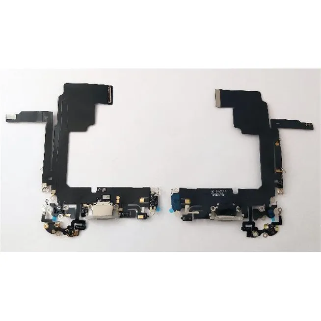 Flex puerto de carga blanco para Iphone 15 Pro compatible