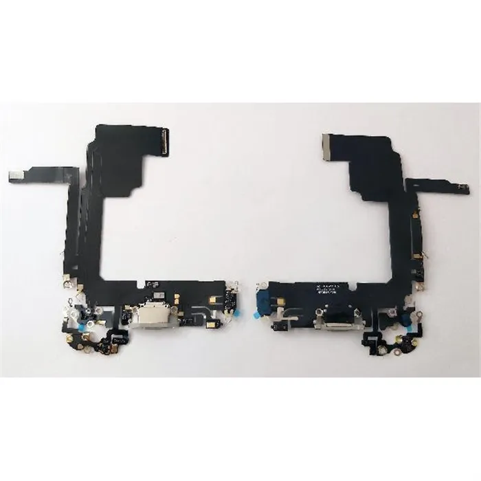 Flex puerto de carga blanco para Iphone 15 Pro compatible
